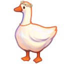 Happy Honking Duckling cursor on a light page