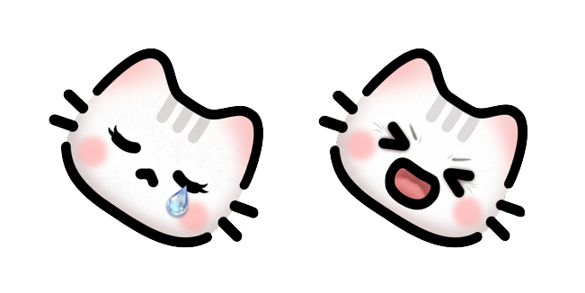 Cute Sad & Joyful Kitty