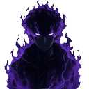 Solo Leveling Sung Jin-Woo Dark Animated pointer on a light page