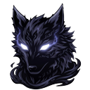 JJK Megumi Fushiguro & Divine Black Dog cursor on a light page