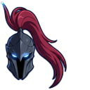 Solo Leveling Igris Helmet and Magic Sword cursor on a light page