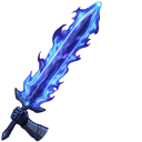 Solo Leveling Igris Helmet and Magic Sword pointer on a light page