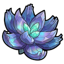 Pokemon Scarlet and Violet Glimmora Crystal pointer on a light page