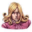JoJo's Bizarre Adventure Funny Valentine D4C pointer on a light page