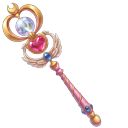 Sailor Moon Spiral Heart Moon Rod cursor on a light page
