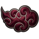 Naruto Shippuden Itachi Uchiha Sharingana cursor on a light page