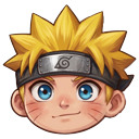 Naruto Uzumaki Ichiraku Ramen Custom pointer on a light page
