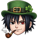 Naruto and Sasuke Leprechaun Hat pointer on a light page