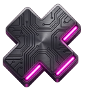 Hatsune Miku Minimalist Cross Hair Clip cursor on a light page