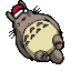 My Neighbor Totoro Winter Holiday cursor on a light page