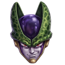 Dragon Ball Z Perfect Cell Smirk pointer on a light page