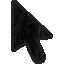 Liquid Silk Purple Animated cursor on a light page