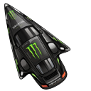 Monster Energy Claw Logo Porsche Sports Car cursor on a light page