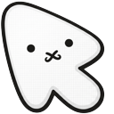 Aesthetic Miffy Face Mouse Arrow and Pointer cursor on a light page