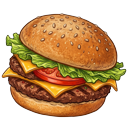 SpongeBob SquarePants Burger cursor on a light page
