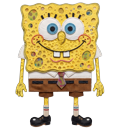 Best Friends SpongeBob and Patrick Star pointer on a light page