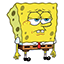SpongeBob SquarePants Happy Bored Duo cursor on a light page