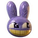 Cute 3D Jax Purple Rabbit Glitch pointer on a light page
