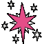 My Little Pony Twilight Sparkle Animated cursor on a light page