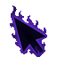 Solo Leveling Sung Jin-Woo Dark Animated cursor on a light page