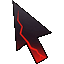 Jujutsu Kaisen Sukuna Red Lightning Animated cursor on a light page