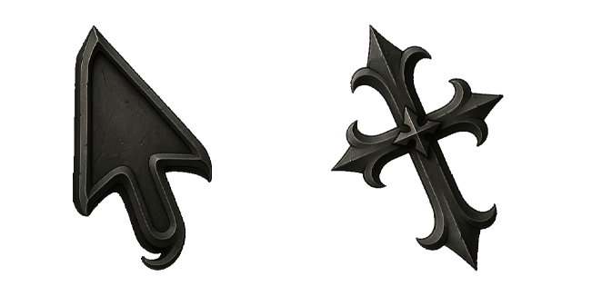 Shadowy Gothic Arrow & Cross