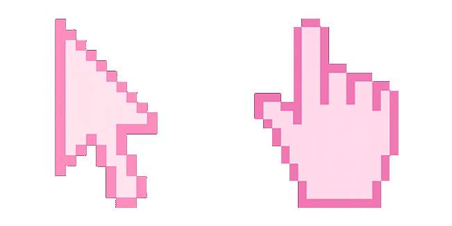Pinky Pixel Art Moving Arrow