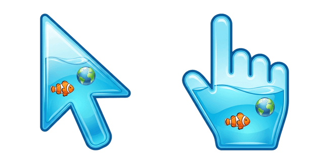Frutiger Aero Marine Arrow & Tropical Fish Style