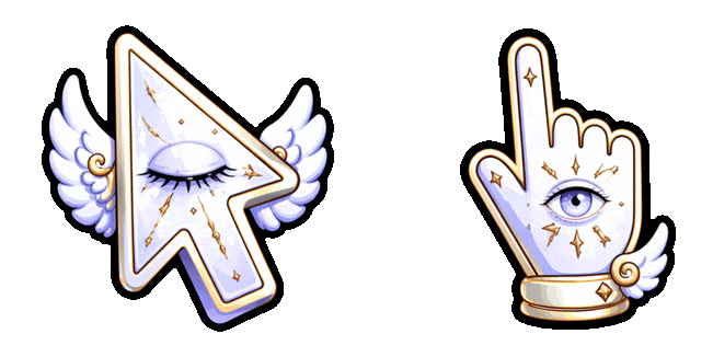 Angelcore Heavenly Winged Eye Animated