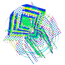 Spider-Man Into the Spider-Verse Glitch Spider pointer on a light page
