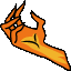 Invincible Volcanikka Fire Power Animated cursor on a light page