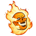 Invincible Volcanikka Fire Power Animated pointer on a light page