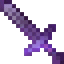 Pixel Art Minecraft Netherite Sword Weapon cursor on a light page