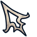 Hollow Knight The Knight Knightfly and Arrow cursor on a light page