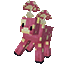 Minecraft Mooshroom Cow Animated Custom cursor on a light page