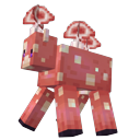 Minecraft Mooshroom Cow Animated Custom pointer on a light page