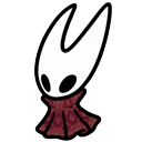 Hollow Knight Silksong Hornet Cursor & Mouse Pointer pointer on a light page