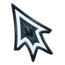 Void-Infused Hollow Knight Custom Game Pointer Icons cursor on a light page