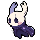 Chibi Hollow Knight Cursor Pack cursor on a light page