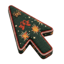 Festive Christmas Sweater Custom Mouse Cursors for Desktop cursor on a light page