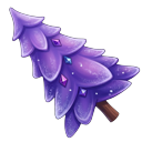 Snowy Christmas Tree and Smiling Snowman Icons cursor on a light page