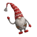 A Scandinavian Christmas Elf Cursor Pack cursor on a light page