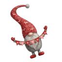 A Scandinavian Christmas Elf Cursor Pack pointer on a light page