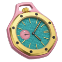 Custom Swatch x AP Royal Pop Chronograph cursor on a light page