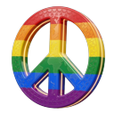 Inclusive 3D Rainbow Cursors A Pride & Peace Collection pointer on a light page