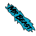 Iconic MrBeast YouTube Gaming Mouse Pointer cursor on a light page
