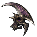 Unique Mori Calliope Scythe Head and Smile cursor on a light page