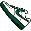 Animated Nike Air Force 1 Low Sneakerhead cursor on a light page