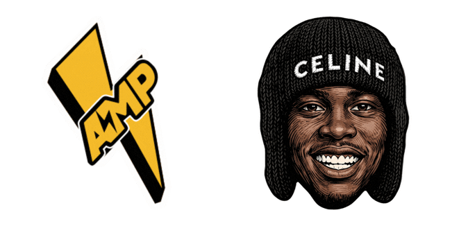 Twitch Streamer Kai Cenat AMP Logo