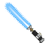 Epic Star Wars Obi-Wan Kenobi Blue Lightsaber cursor on a light page
